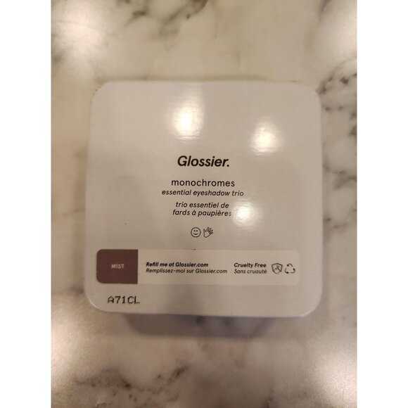 Glossier Monochromes Essential Eyeshadow Trio Mist Matte & Shimmer Cruelty-Free - Picture 3 of 3
